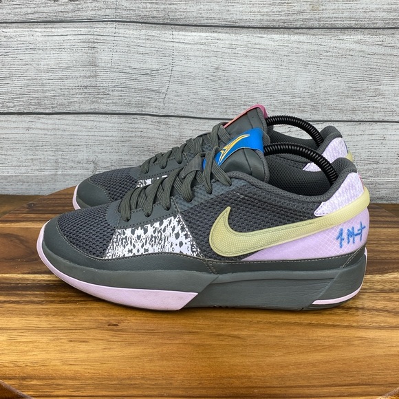 Nike Ja 1 Personal Touch Grey Purple Basketball Shoes DX2294-002 Men’s Size 7